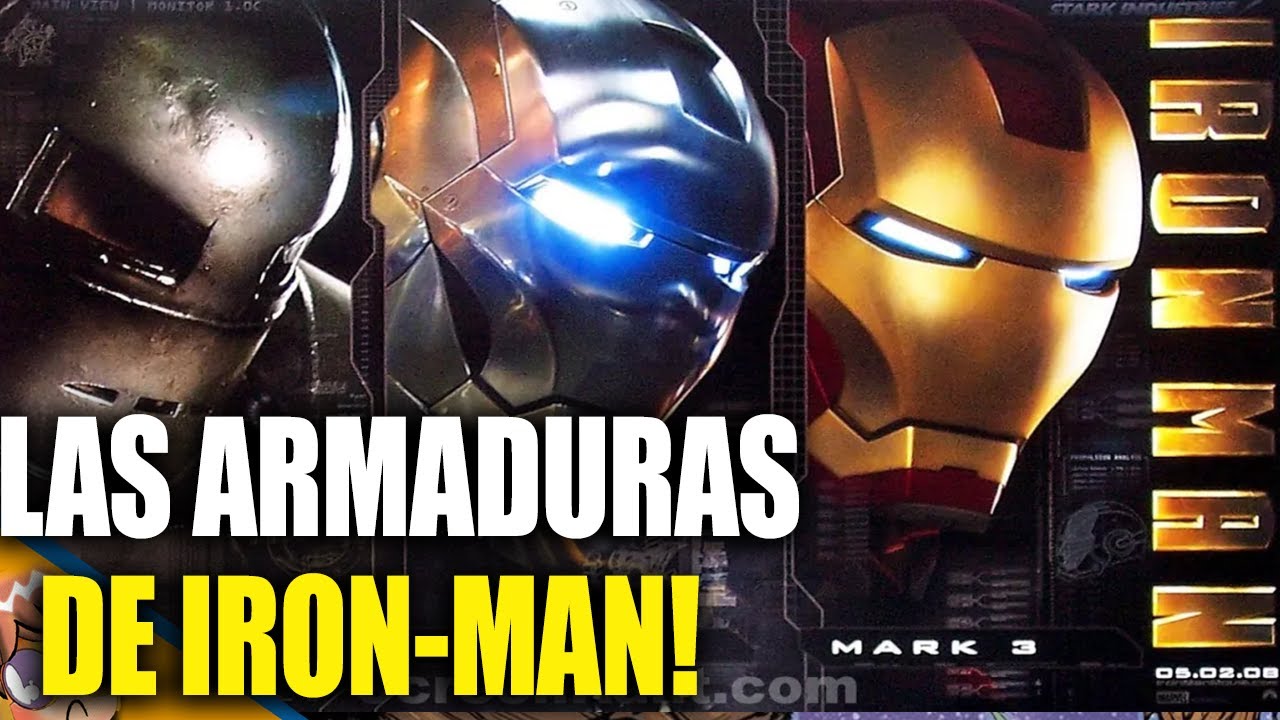 Todas las armaduras de Iron 2/2-Man-Biografias Banana