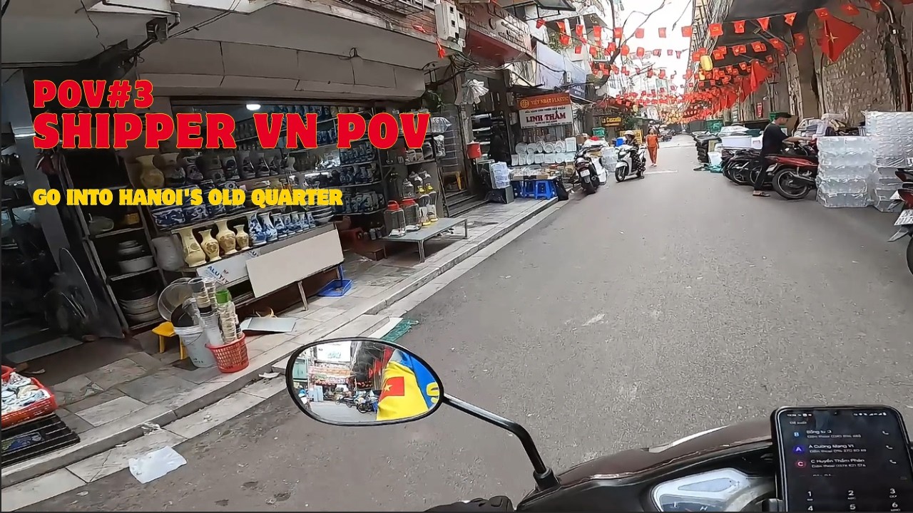 POV #3 | 27/02/2026 | Drive into Hanoi's Old Quarter.