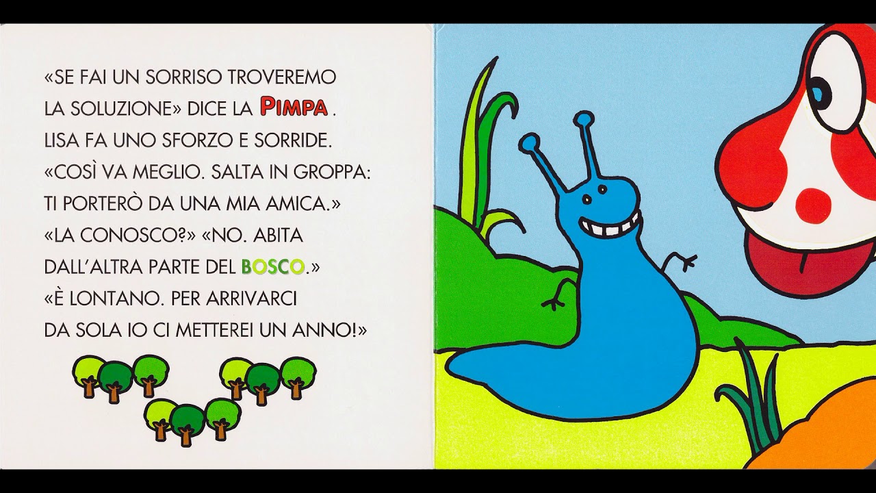 Pimpa e la lumachina blu