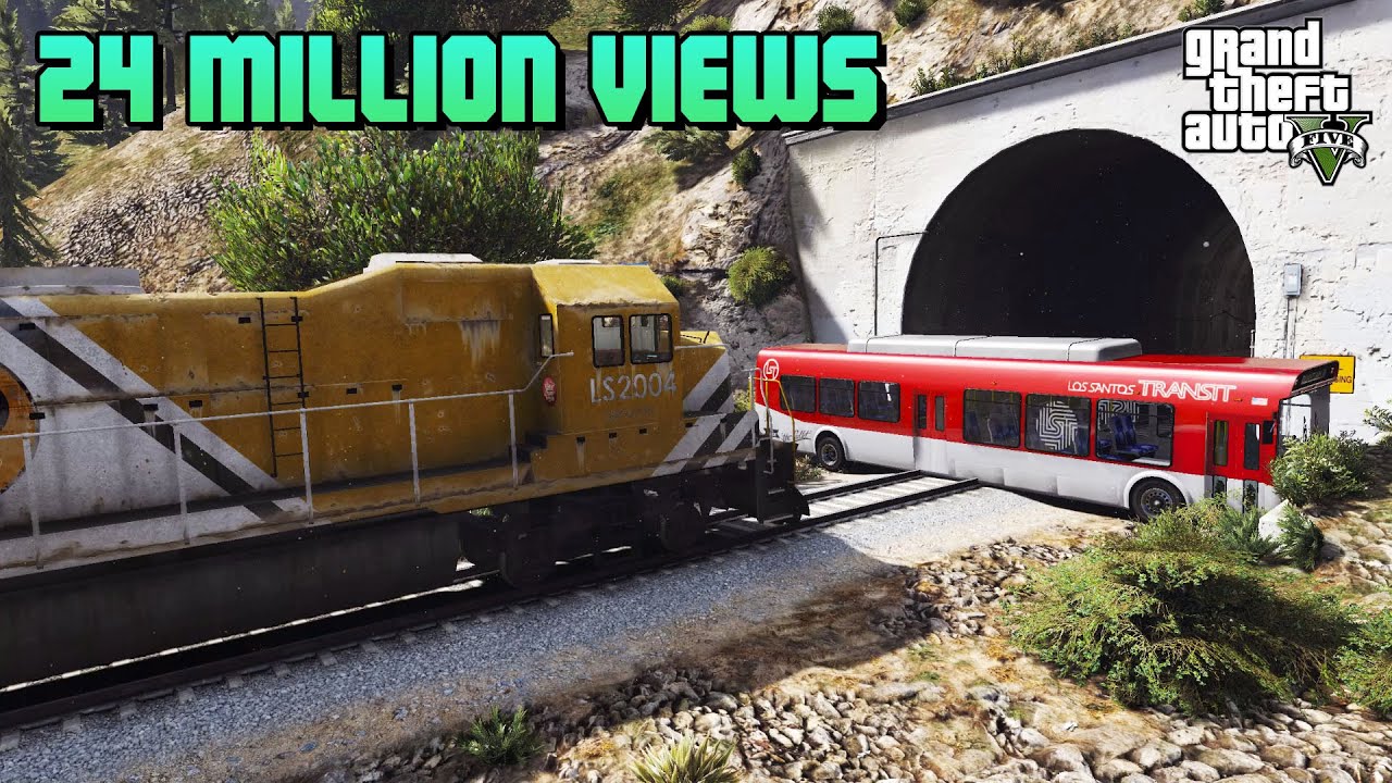 смешно останови поезд GTA 5