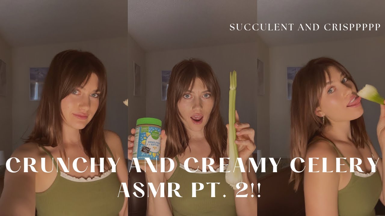 Wooo! ASMR celery PT. 2!!