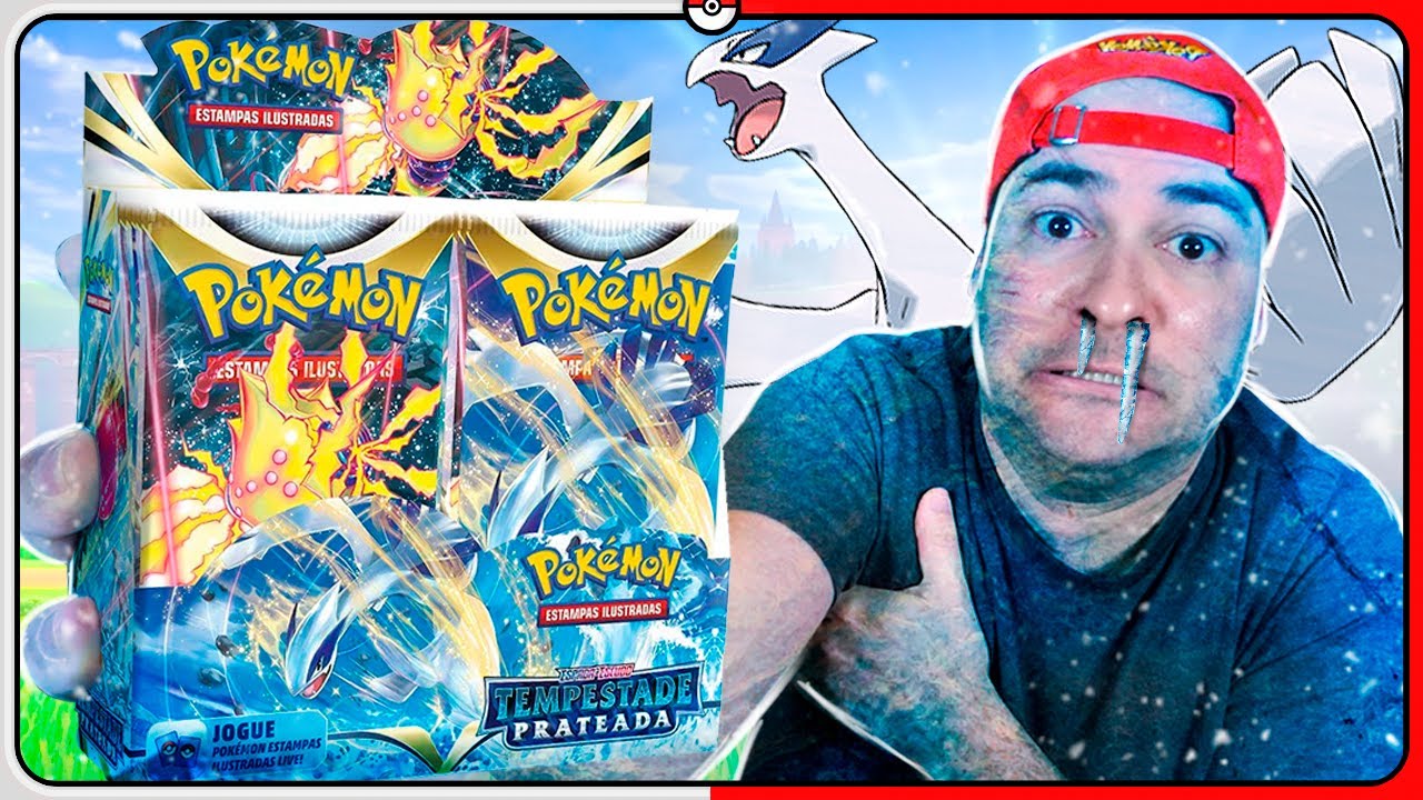 Pokémon TCG - Abri Booster BOX Tempestade Prateada em busca do Lugia V