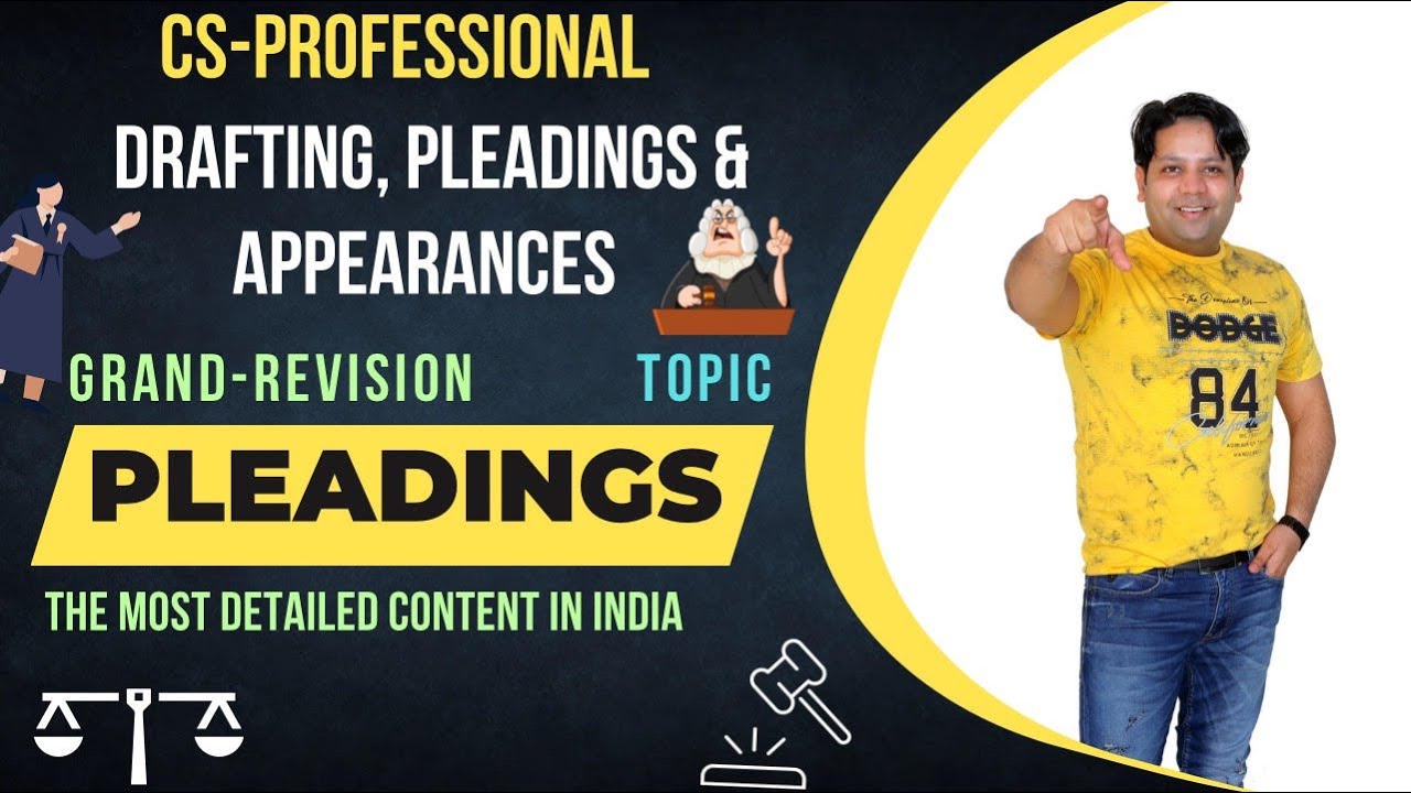 DRAFTING MARATHON| DRAFTING REVISION | PLEADINGS | CS PROFESSIONAL