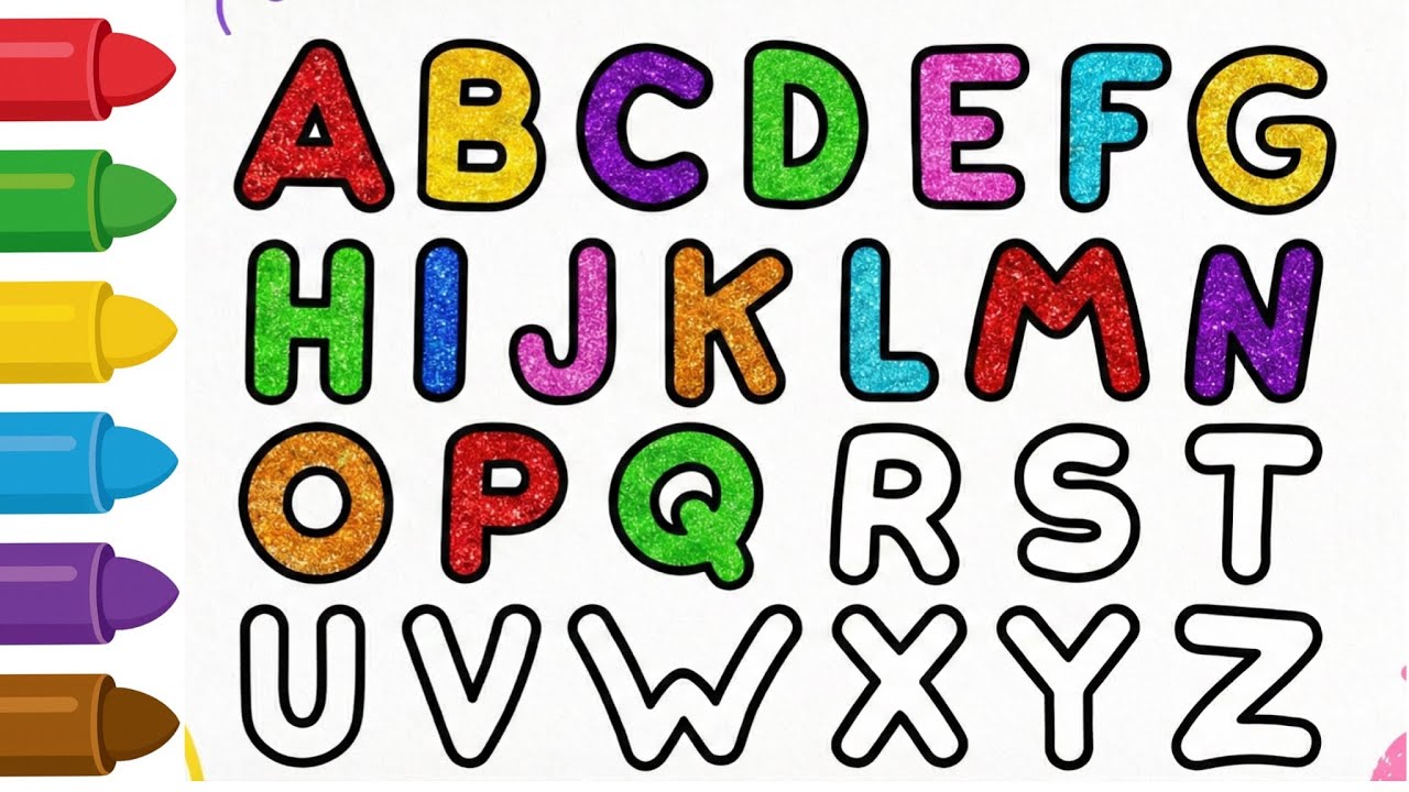 How to Draw Step-by-Step Alphabets for kids | कैसे बनाएं आसान ABCD | Easy Drawing | Drawing kids 