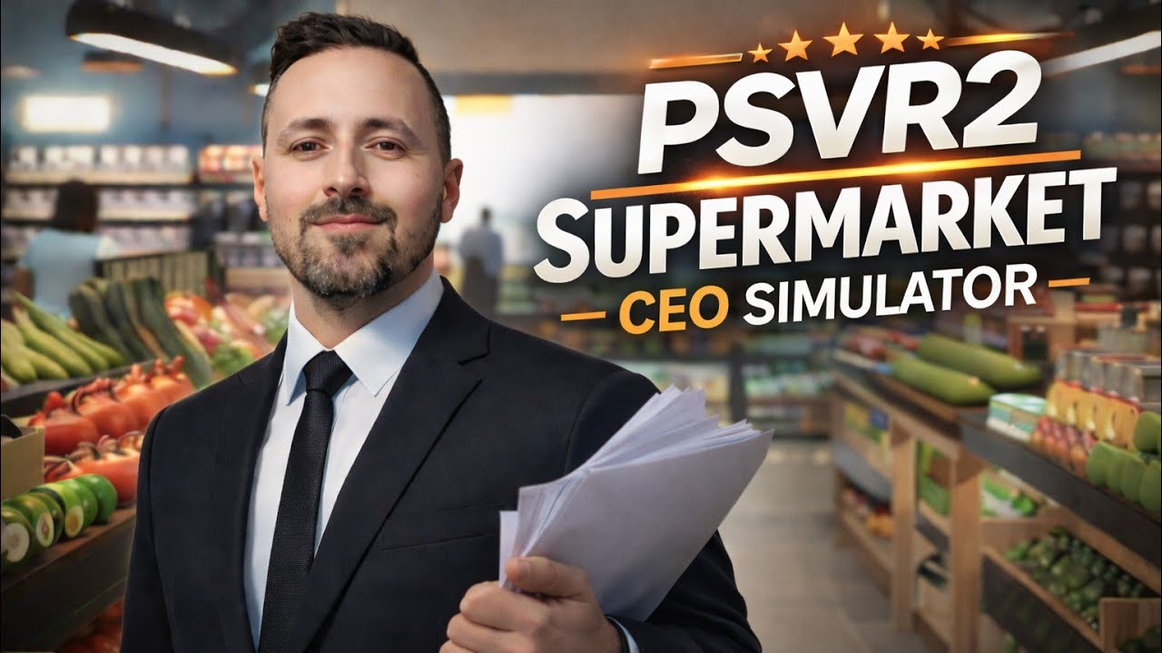 Je lance mon empire en VR sur PSVR2 (Supermarket CEO Simulator)