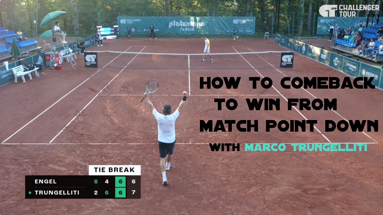 THIS IS HOW You Comeback to Win a Match w/ Marco Trungelliti 🪄