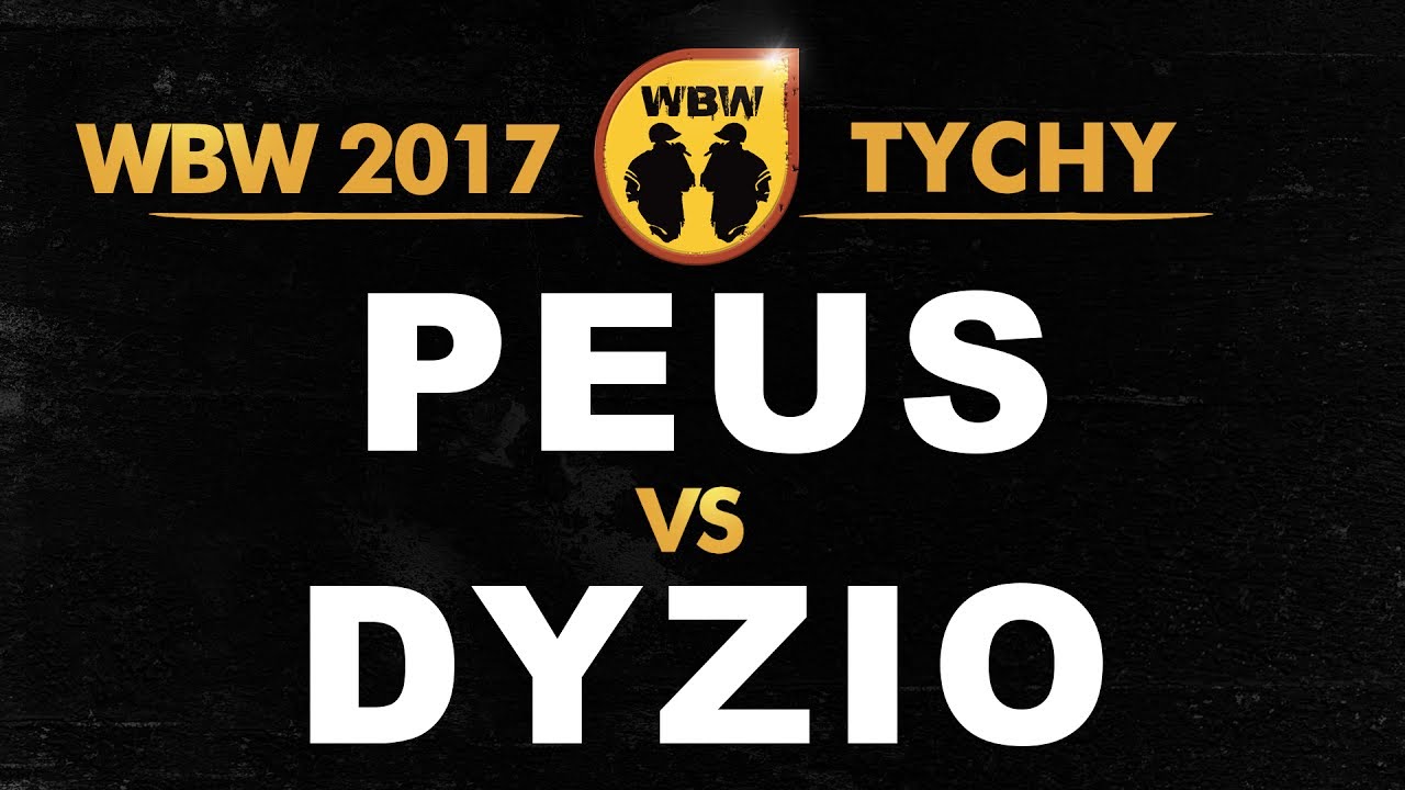 PEUS vs DYZIO 🎤 WBW 2017 🎤 Tychy (1/8) Freestyle Battle