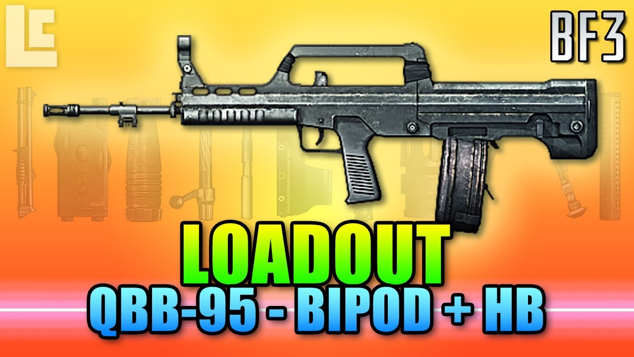 Loadout - QBB-95 Bipod Heavy Barrel (Battlefield 3 Gameplay/Commentary/Review)