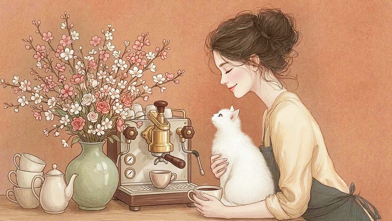 Warm Cafe Jazz ☕ Just Stay and Melt Away