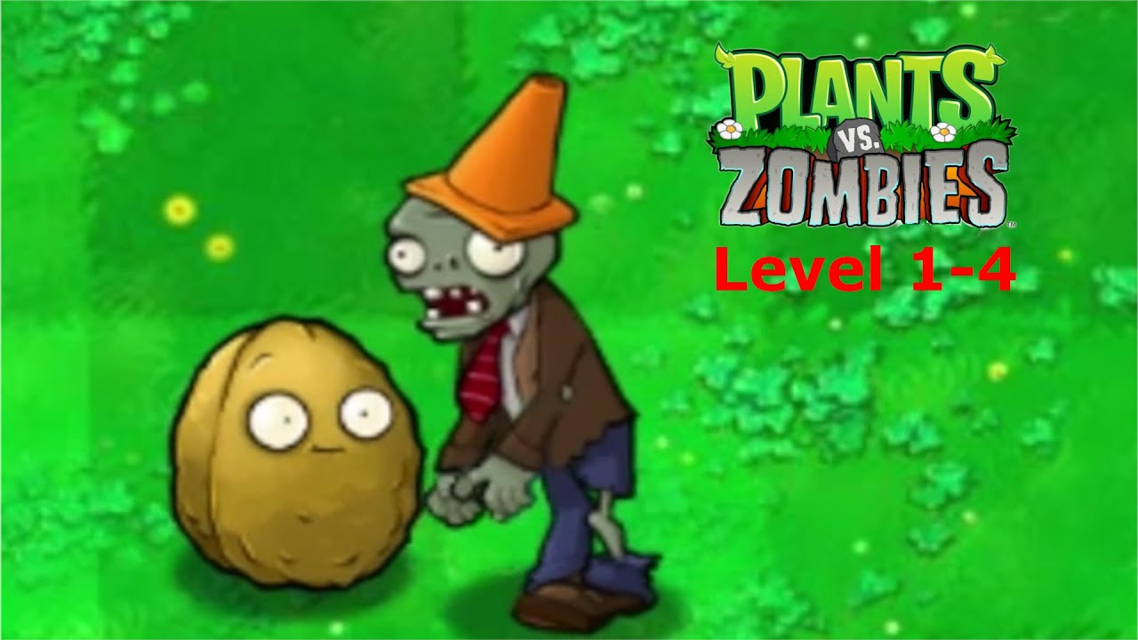 ОРЕХОВАЯ ЗАЩИТА | Plants vs Zombies | Level 1-4