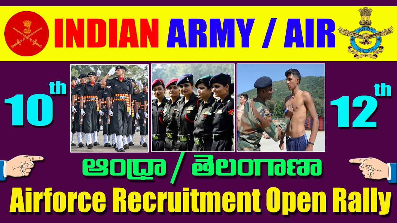 Agniveer Army & Airforce Recruitment Open Rally 2026