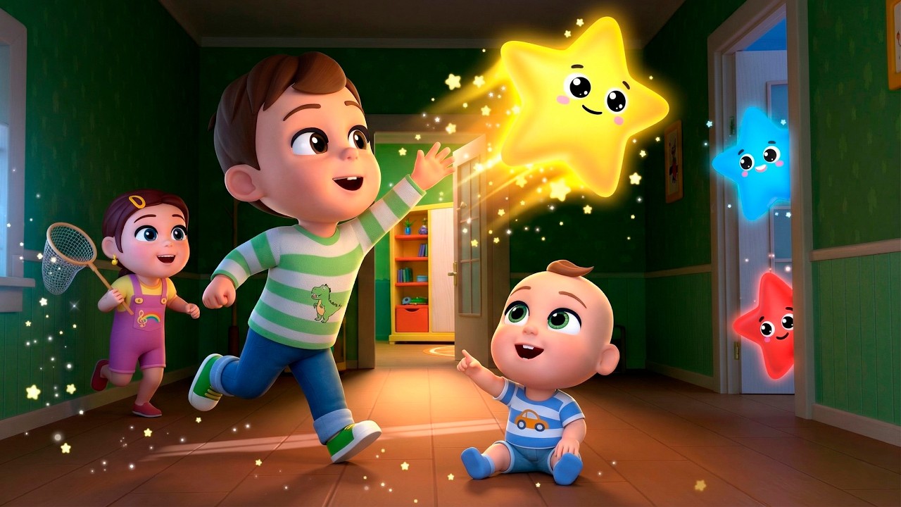 Hide and Seek Bedtime Song | Twinkle Twinkle Little Stars | Almama - Baby Academy & Nursery Rhymes