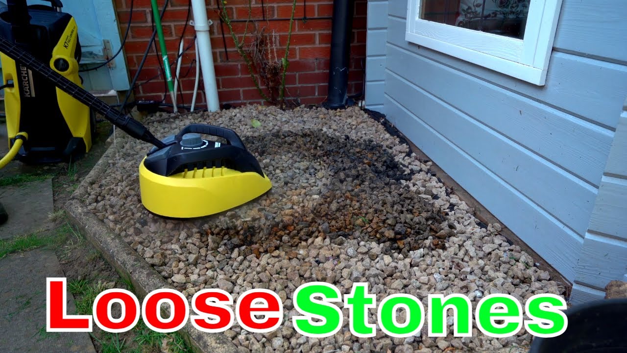 Karcher Cleaning Loose Stones
