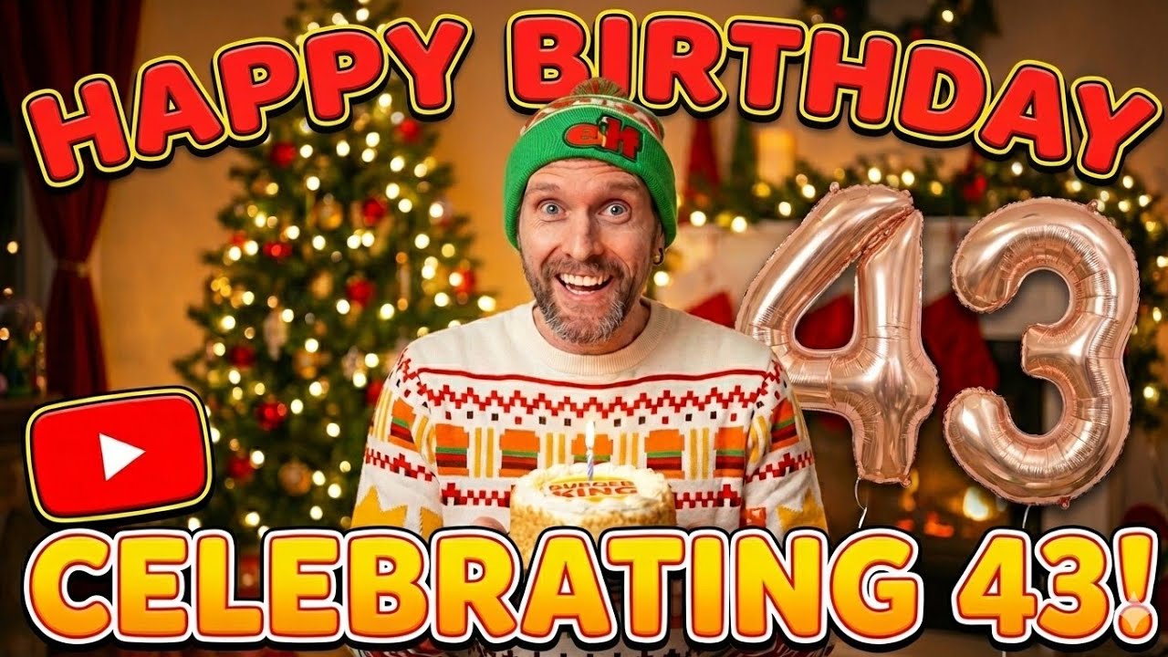 I can't believe I'm doing this on my birthday...