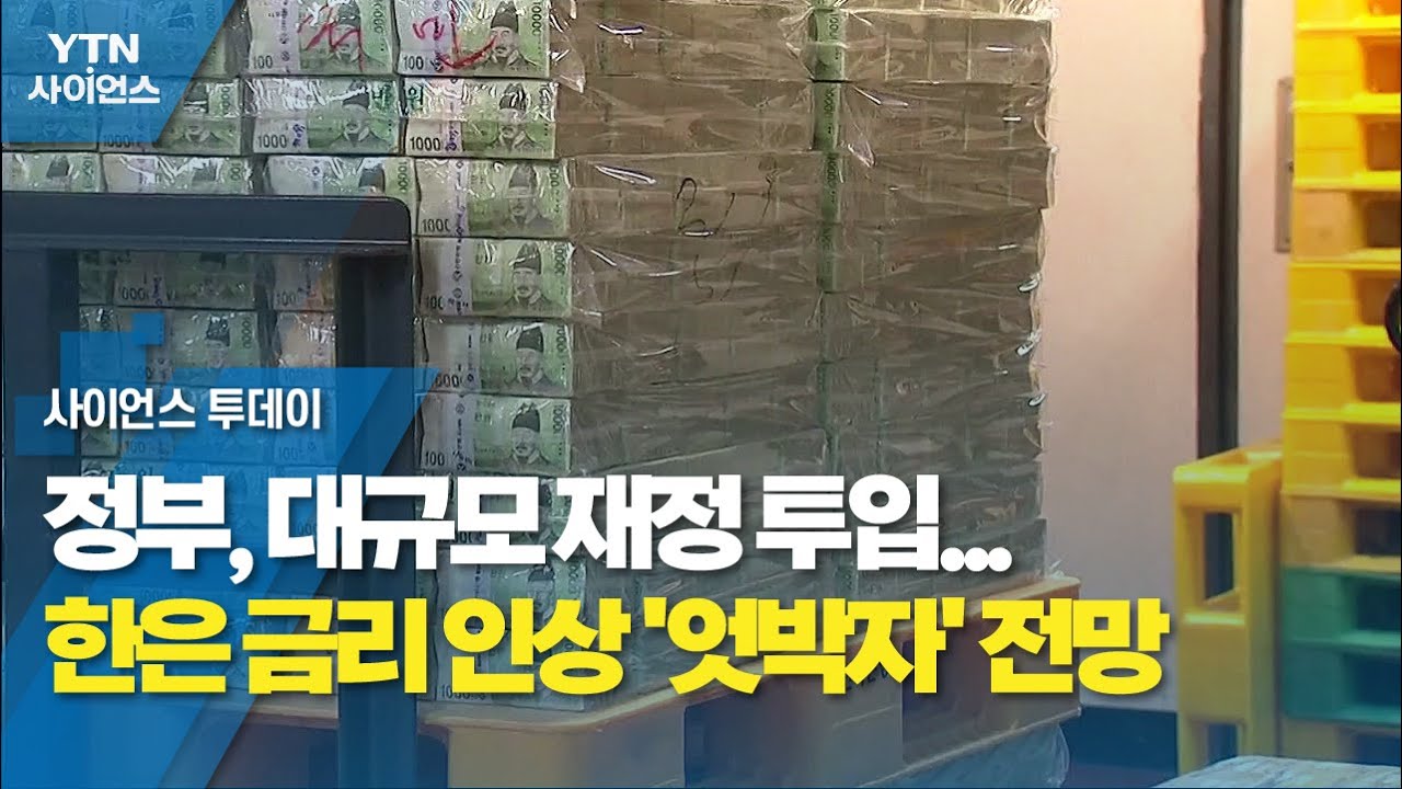 정부, 대규모 재정 투입...한은 금리 인상 '엇박자' 전망 / YTN 사이언스