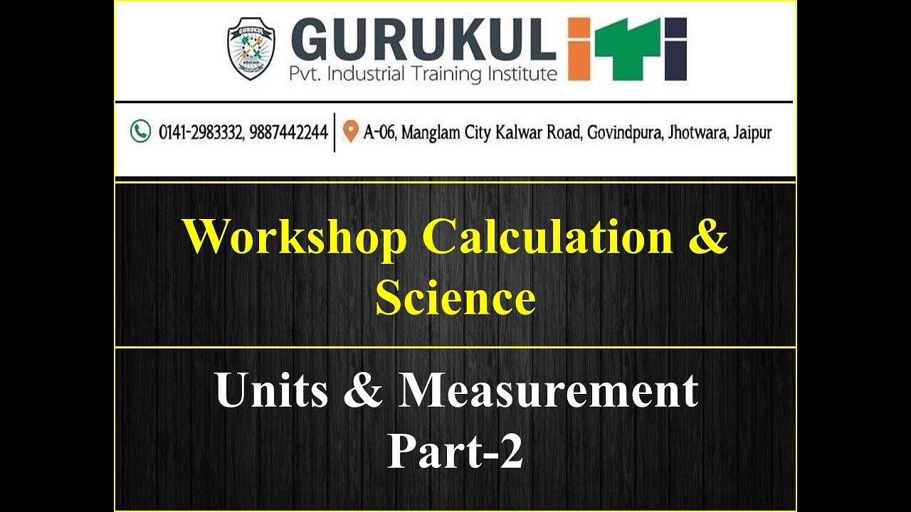 Workshop Calculation & Science - Material Science Part - II