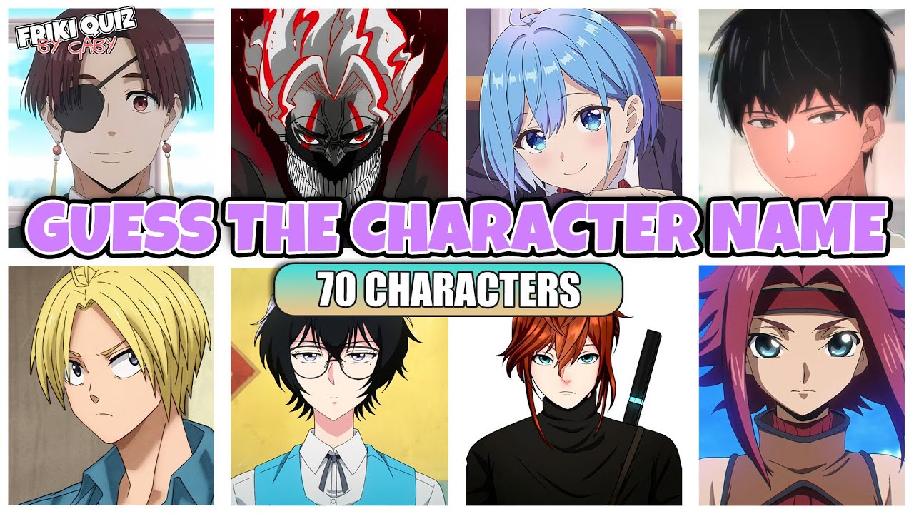 CAN YOU GUESS 70 CHARACTERS? | ANIME QUIZ