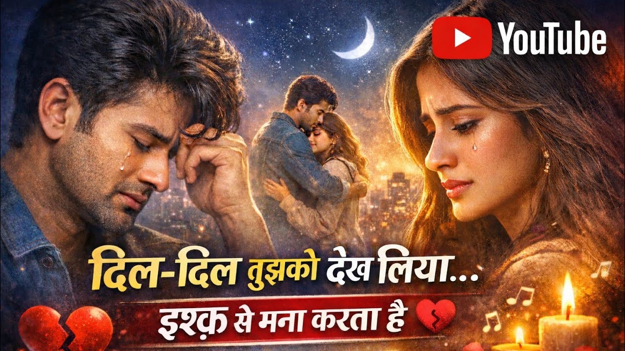 दिल-दिल तुझको देख लिया | Chup-Chup Ke Tujhko Dekh Liya | Sad Romantic Song 💔