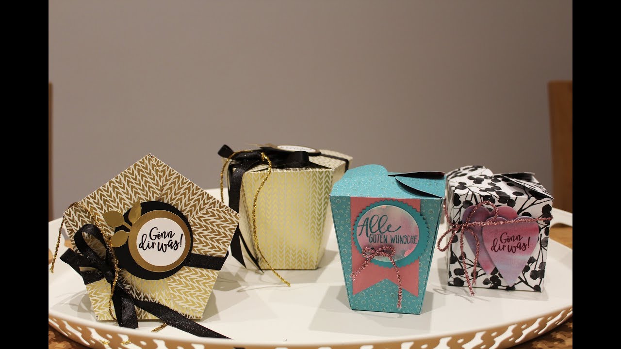 Bastelanleitung Stampin Up Schachtel Voller Liebe als Asia Box