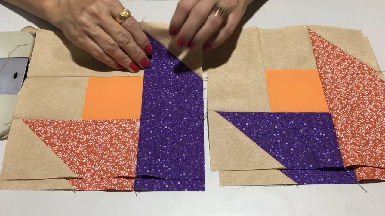 Maravilhoso BLOCO de PATCHWORK Fácil de COSTURAR 😍