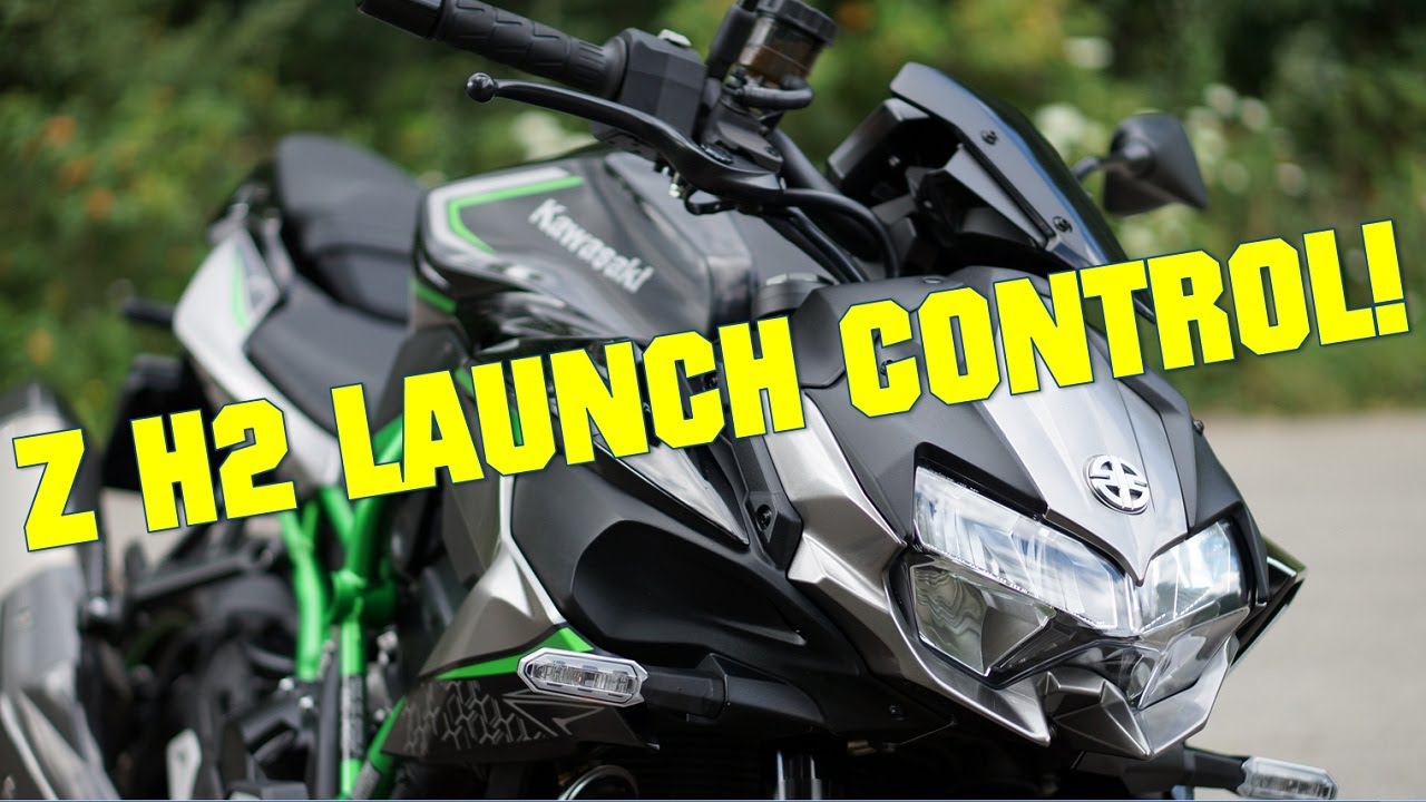 Kawasaki Z H2 0-100 KMH 0-60 MPH using LAUNCH CONTROL