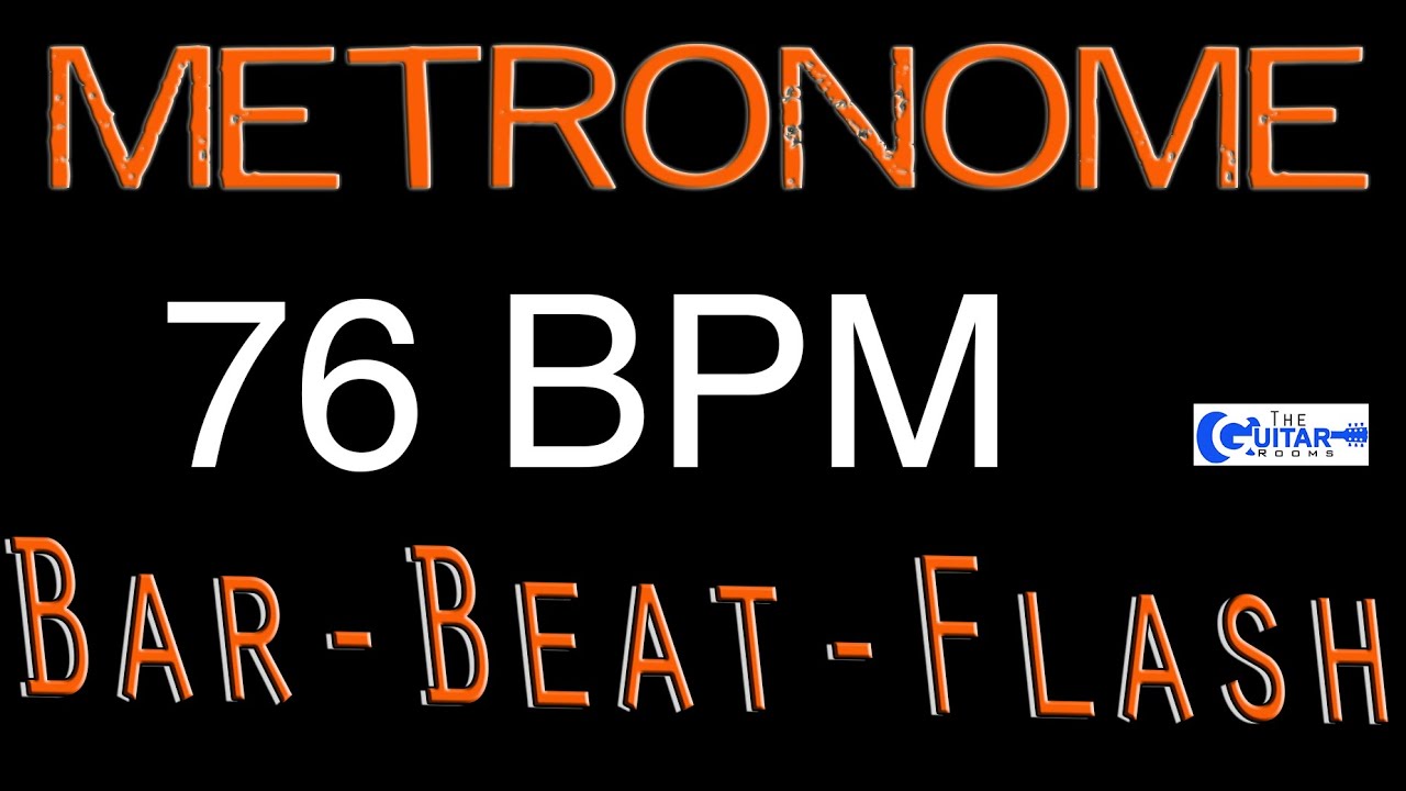 76 BPM FREE Metronome Best Free Online Metronome  Beats Per Minute Counter Flash Drummers Metronome
