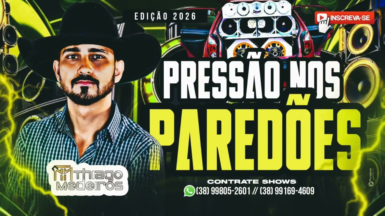 Cd 2026 Completo Thiago Medeiros Pra Tocar Nos Paredoes 