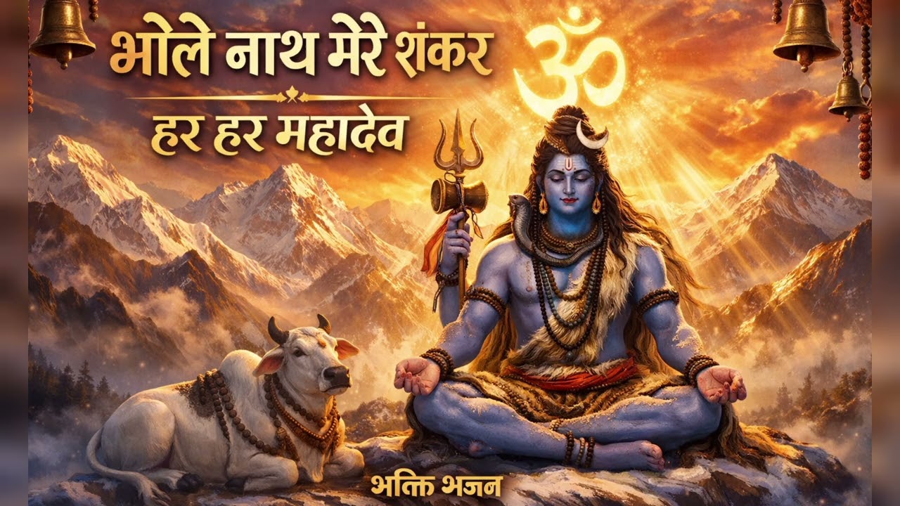 भोले नाथ मेरे शंकर | सुंदर शिव भजन | Peaceful Mahadev Bhajan | Har Har Mahadev 🙏