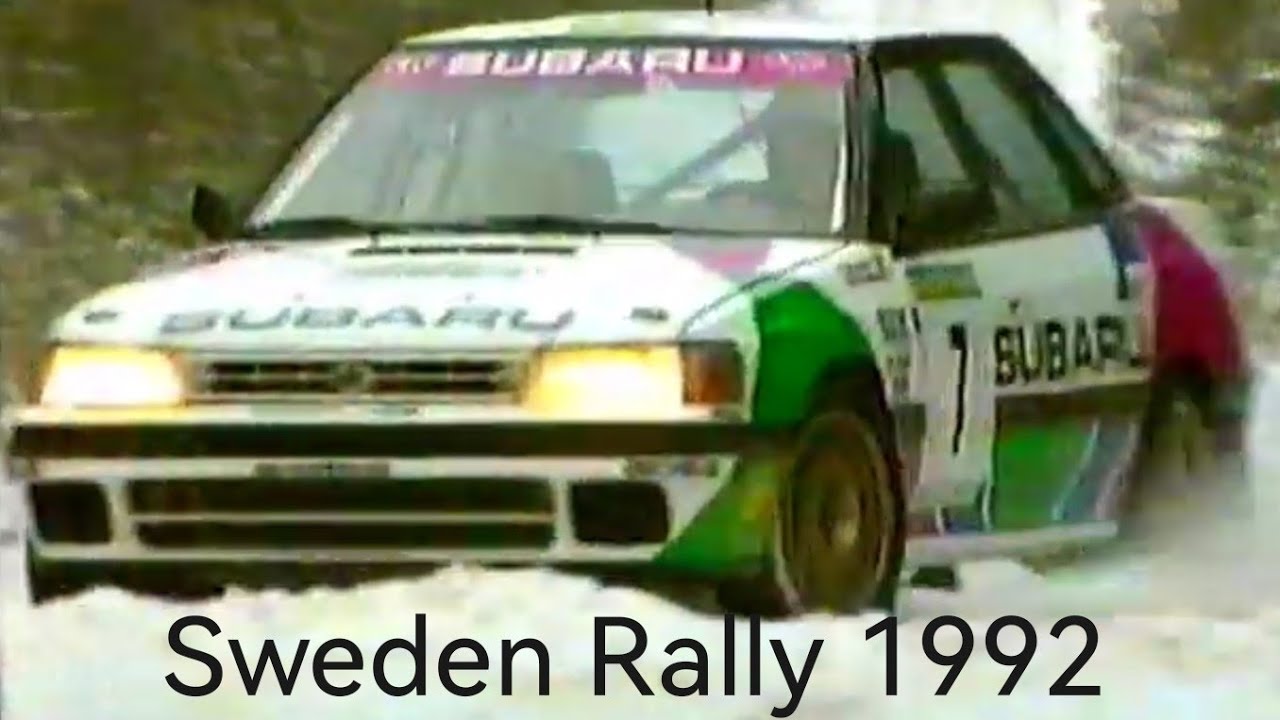WRC Sweden Rally 1992