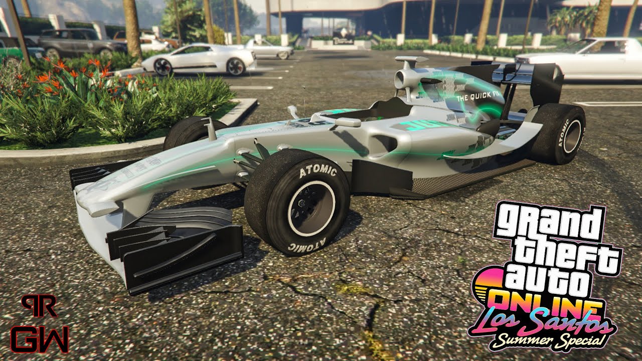 Benefactor BR8 - Mercedes Benz AMG F1 Customization Build & Review - GTA 5 Online Summer Special DLC
