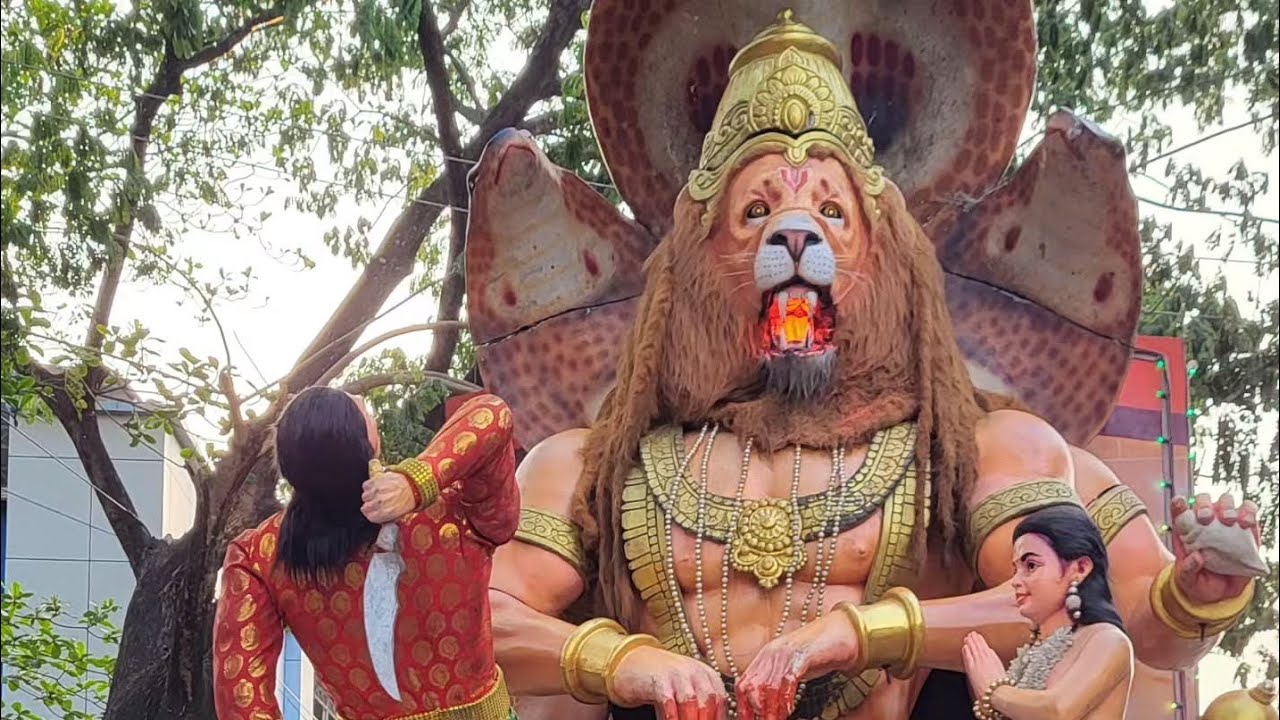 Artist jd gopan presents നരസിംഹം #aryanad #narasimhaswamy#mandalapooja #viralvideo 🙏🙏🙏🙏🔥🔥🔥