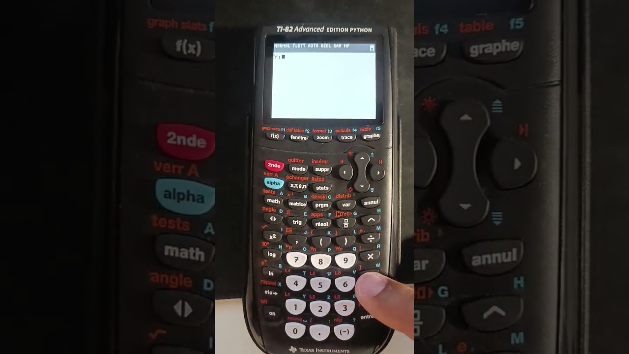 étudier une fonction degré 2 avec calculatrice TI 82