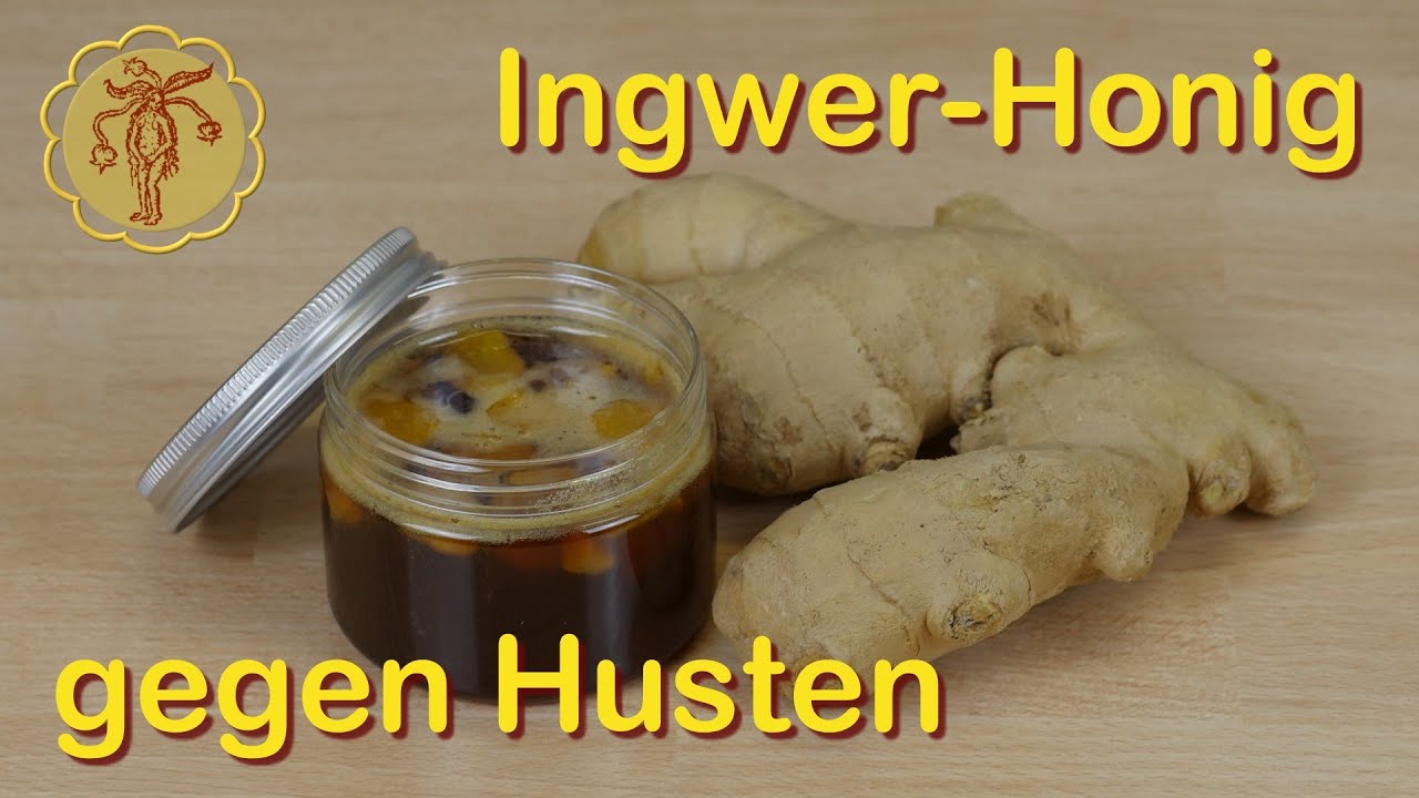 Hausmittel: Ingwer-Honig gegen Husten selber machen