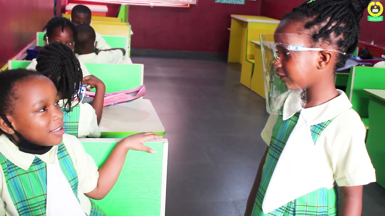 WORLD ENGLISH DAY 2021: NURSERY PUPILS OF CHRISLAND SCHOOL OPEBI CORRECT SOME INCORRECT EXPRESSIONS