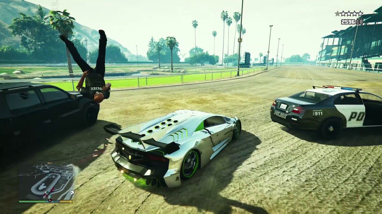 GTA 5 - BEST CAR + POLICE CHASE (ZENTORNO)