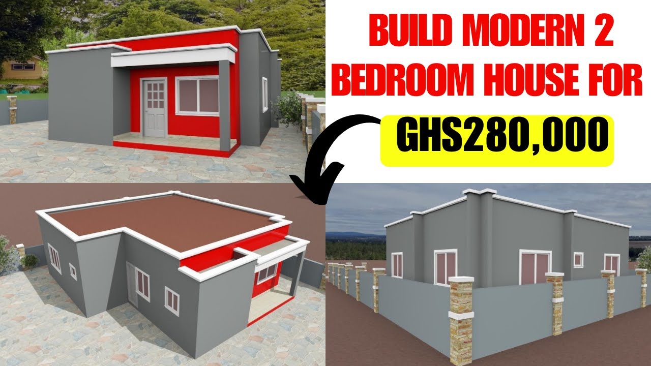 Building a House From Start to Finish & 2 Bedroom House Cost Breakdown | Building In Ghana