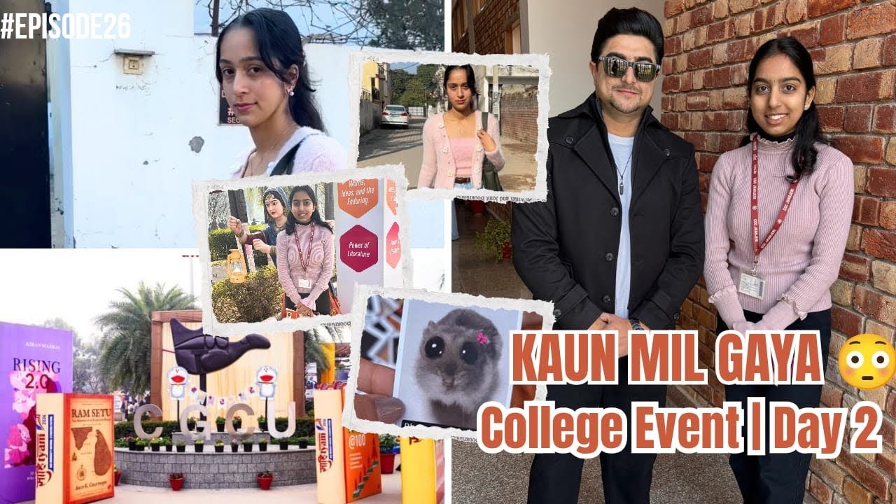Kon mil gya muje aaj😱😳 @ankitbinnysharma4699 | Event Day 2 | Food Stalls, Dance & Creativity 🔥| AS26