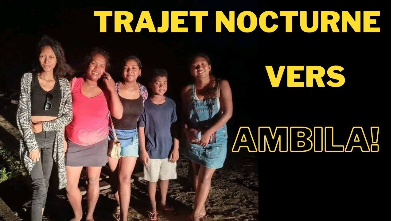 La route nocturne vers Ambila