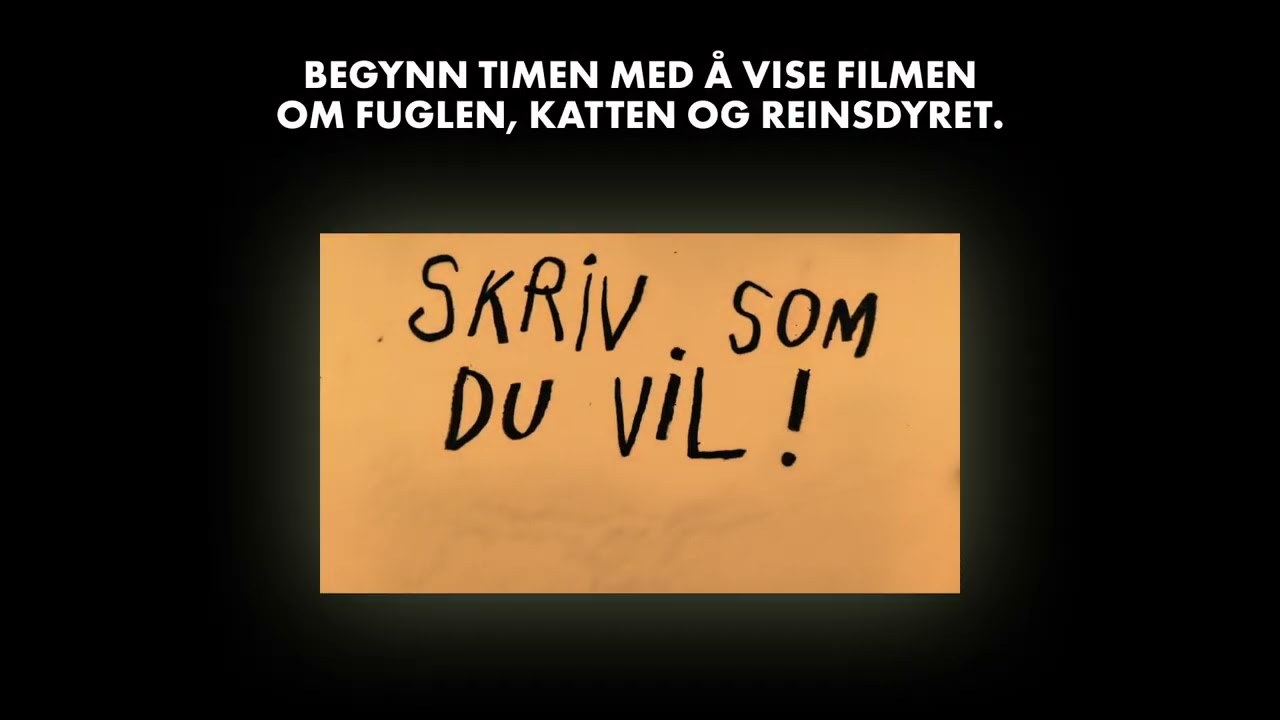 Sånn kan elevene skrive en fortelling