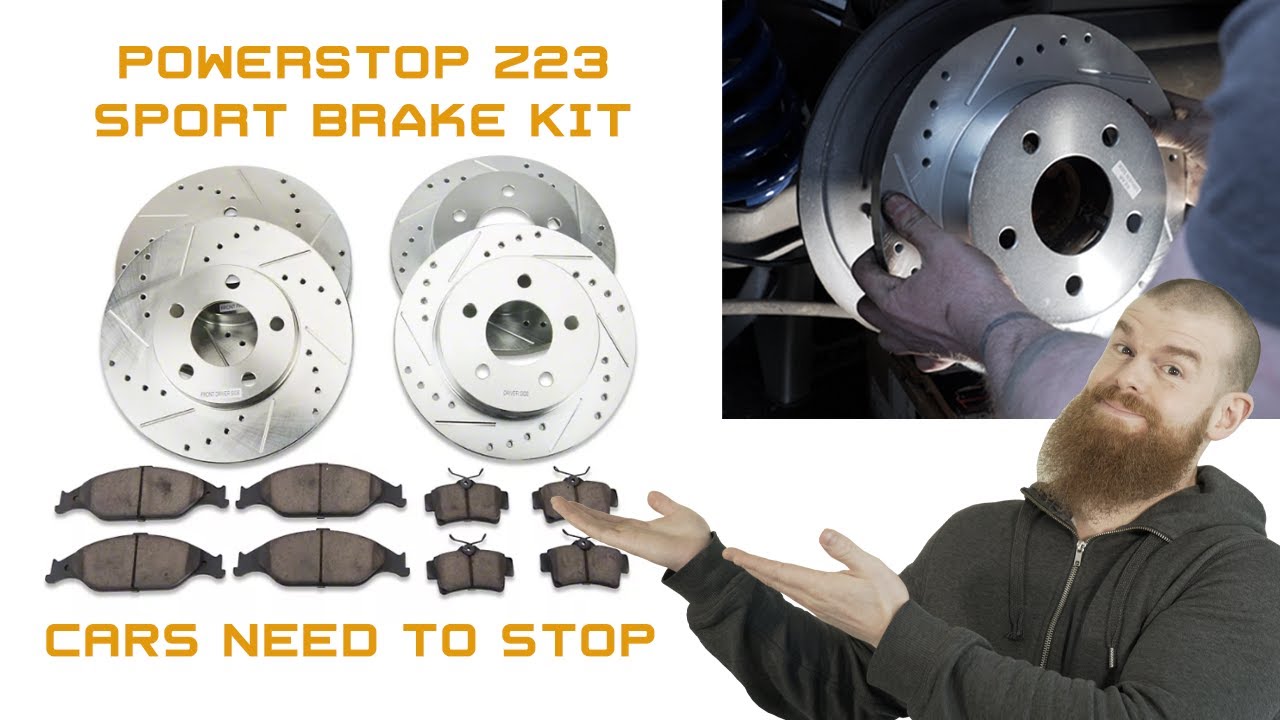 Brake Pads and Rotor Replacement | Powerstop Z23 Evolution Sport Brake Kit