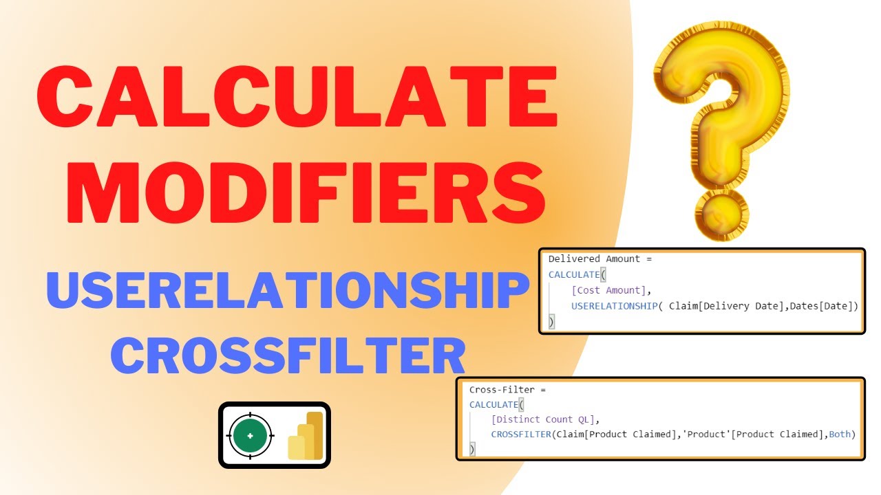 How to use USERELATIONSHIP and CROSSFILTER in DAX [Calculate Modifiers]