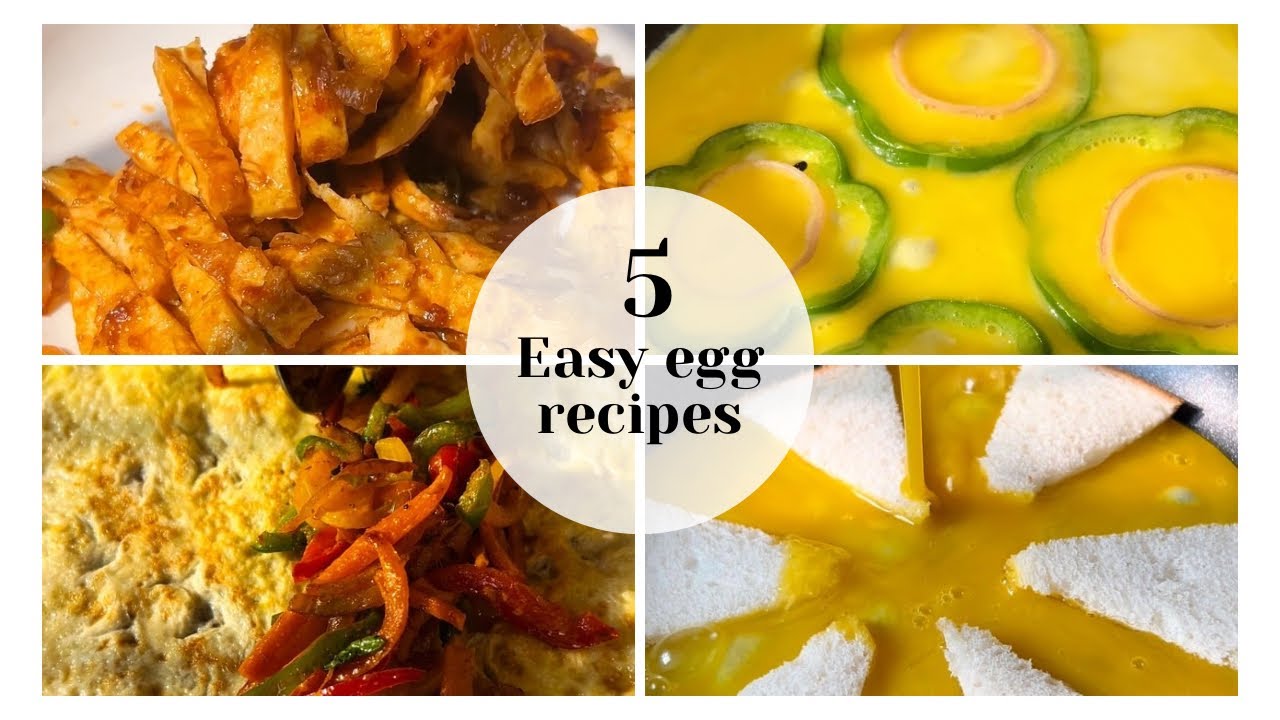 5 Egg recipes | Quick breakfast fix | Do check it out 
