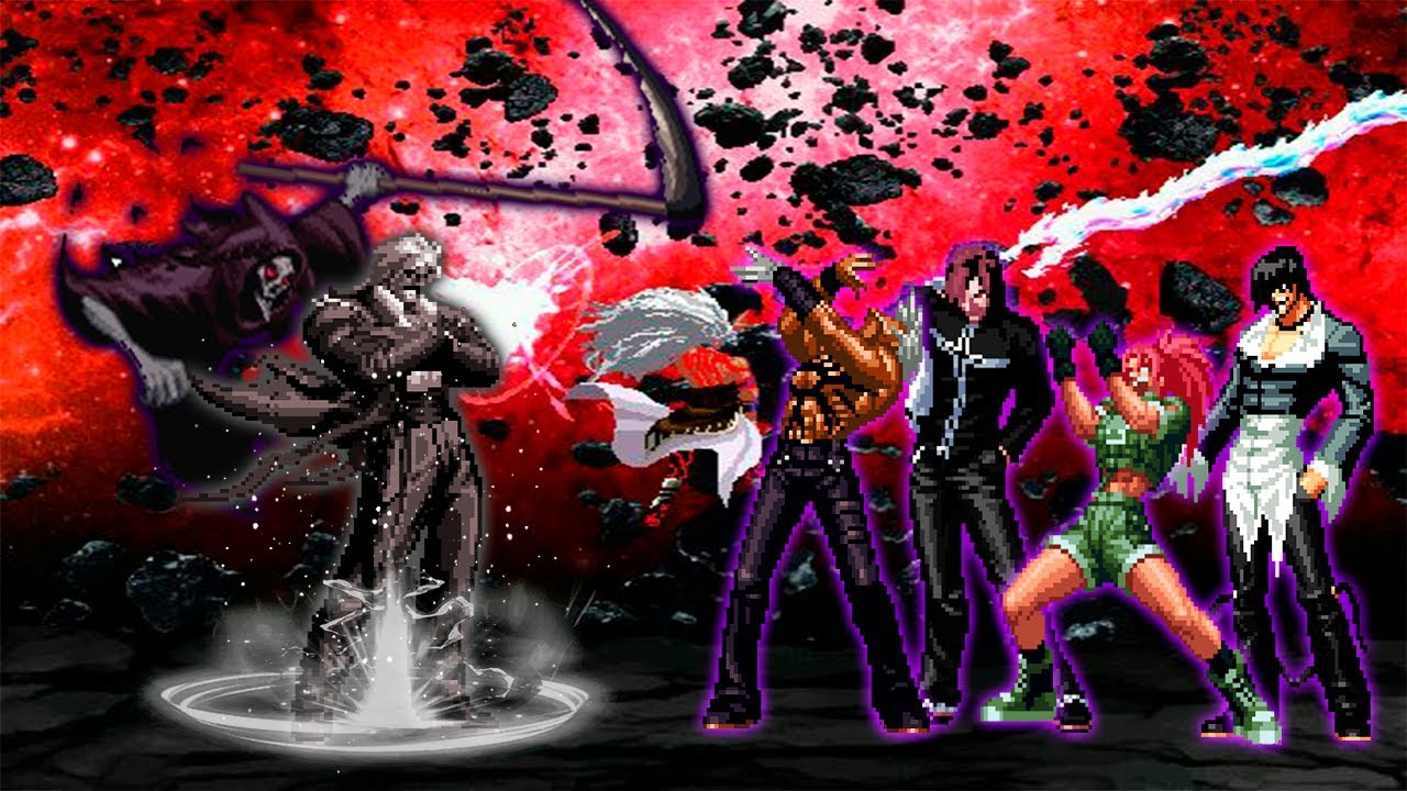 Kof Mugen President Rugal (Updated) VS Orochi Blood Team