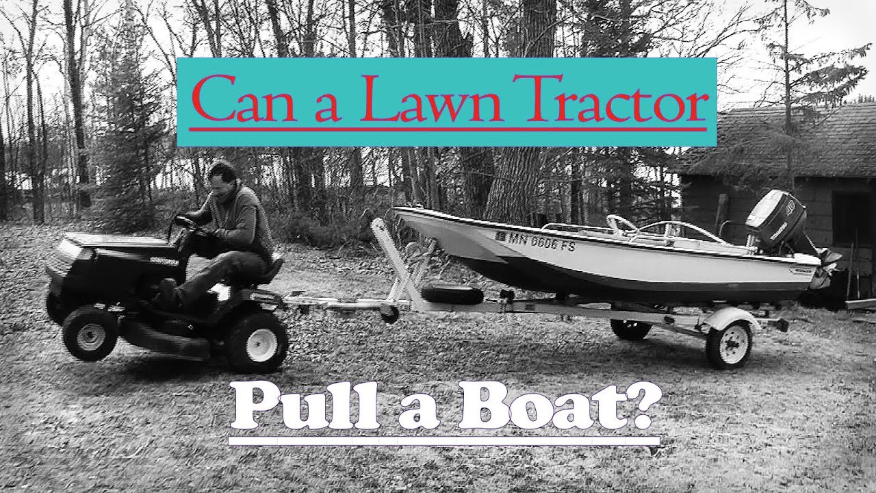 2" Receiver Hitch Install on Lawn Tractor. Can you Pull a Boat with a Lawn Tractor?