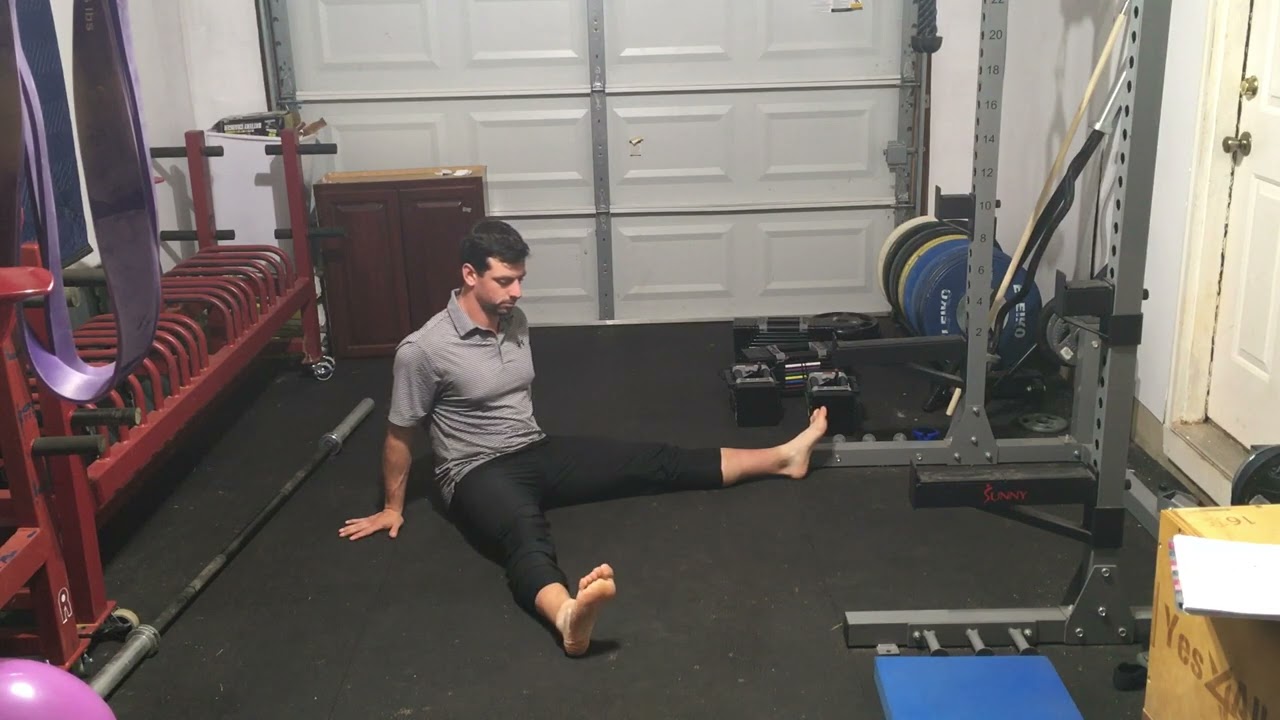 Seated Internal & External Rotation w/ dorsiflexion and extension