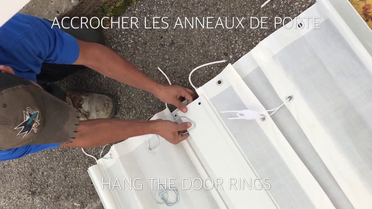 INSTALLATION PORTE DE CÔTÉ ABRI AUTO - CAR SHELTER SIDE DOOR INSTALLATION
