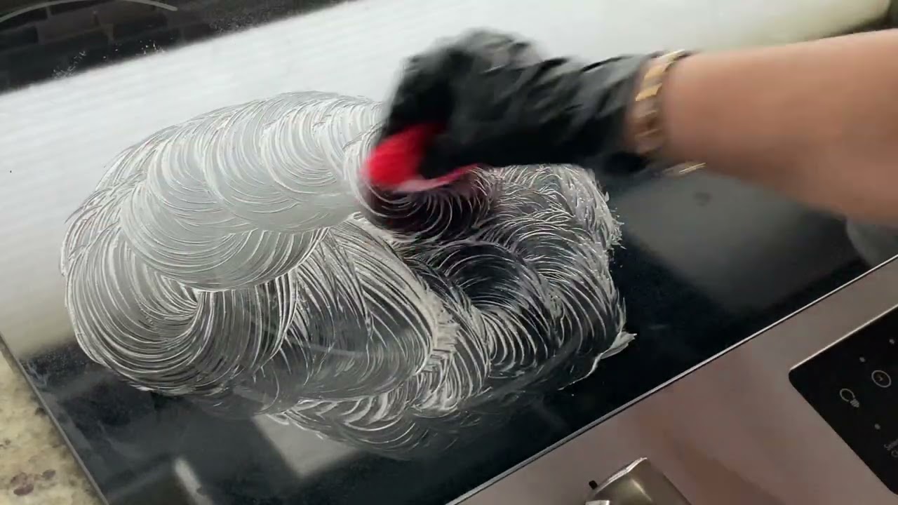 Как использовать чистящее средство Weiman Glass Cook Top Cleaner для достижения идеального блеска...