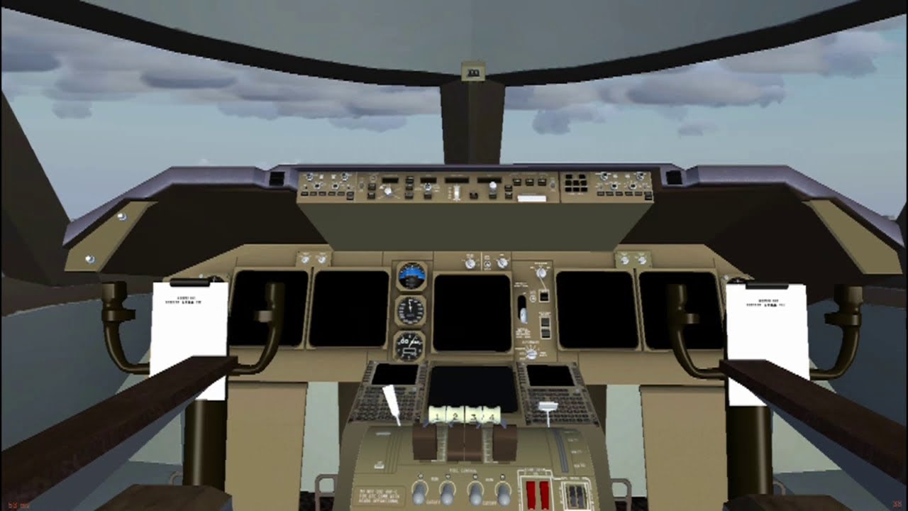 FlightGear 747-800i Cold and Dark_Engine Start