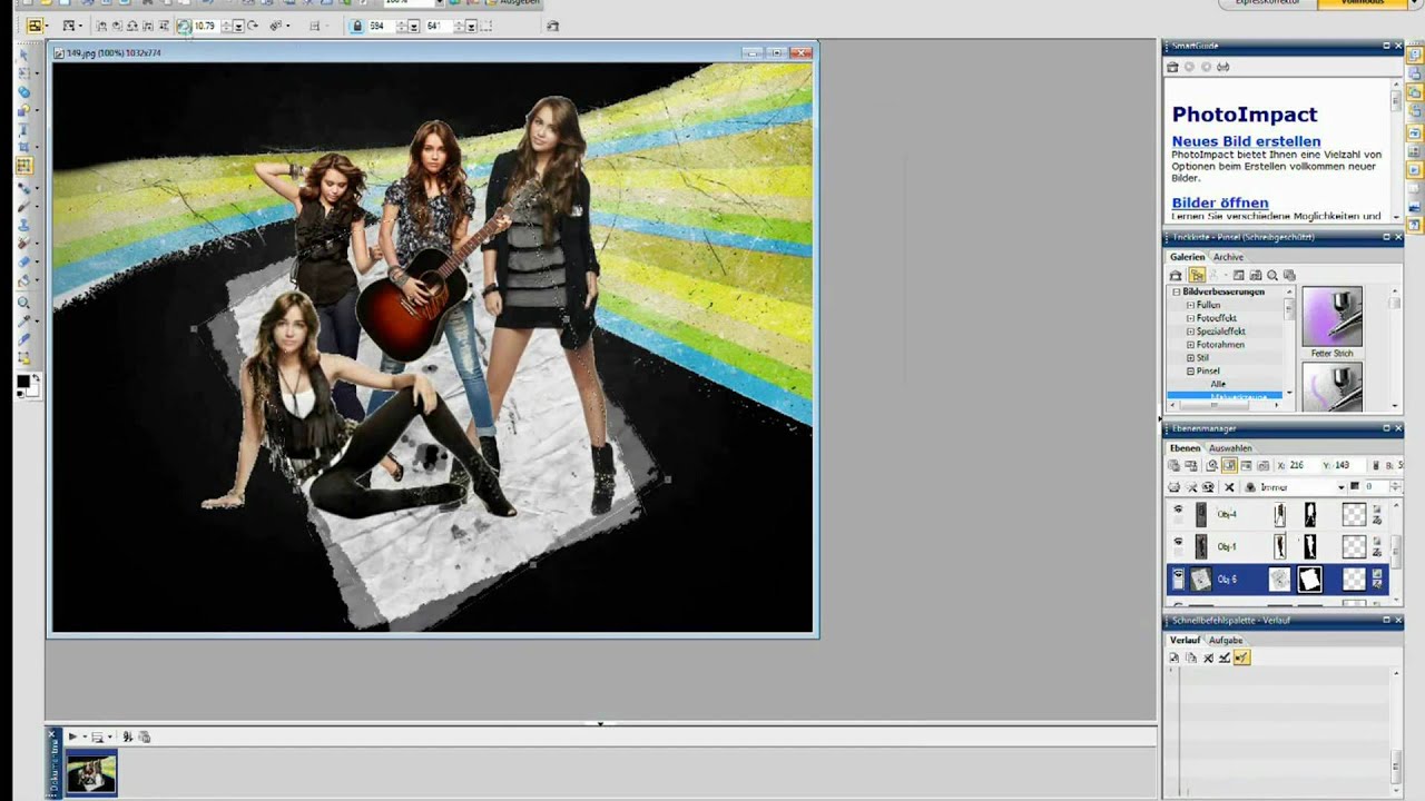YouTube Background ((Tutorial PhotoImpact x3))