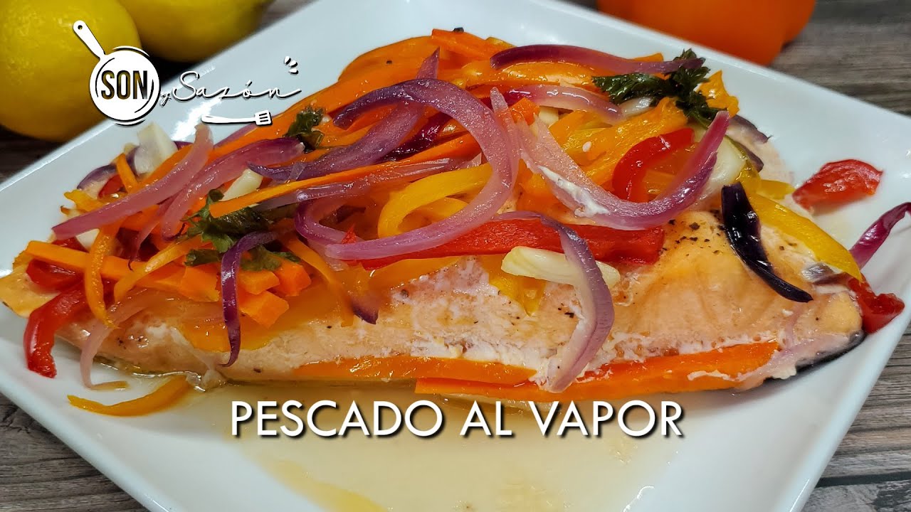 como preparar pescado | SALMÓN AL VAPOR